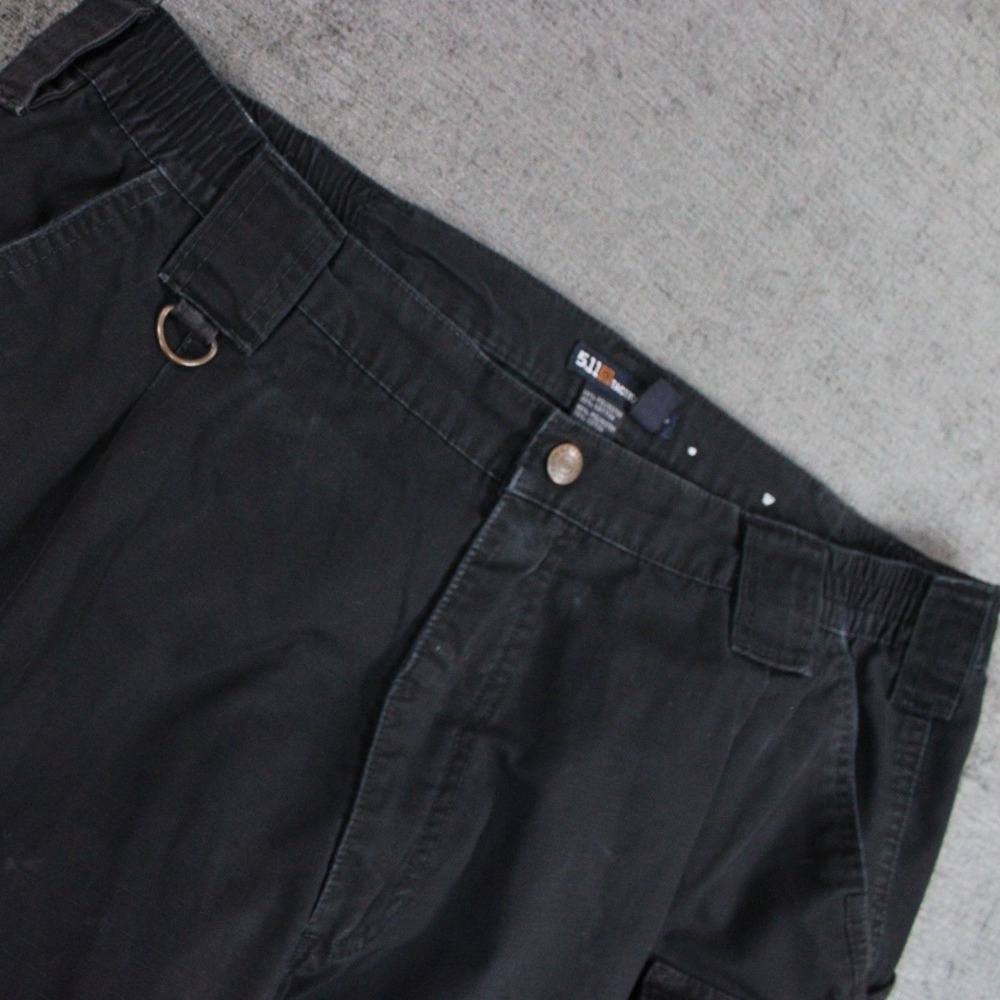 5.11 Tactical Series Mens Black Ripstop Cargo Pants 40x34 Utility Workwear